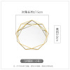 Geometric round glass disk cosmetics jewelry storage disc