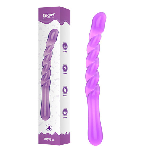 Pleasant jelly anal plug anal plug anal plug couple's fun electric anal plug pull bead massage device foreign trade