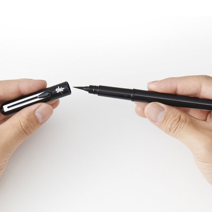 Japón Pentel pitong bolsillo portátil cepillo de escritura suave medio y escritura regular cepillo de escritura científica recambio reemplazable GFKP3