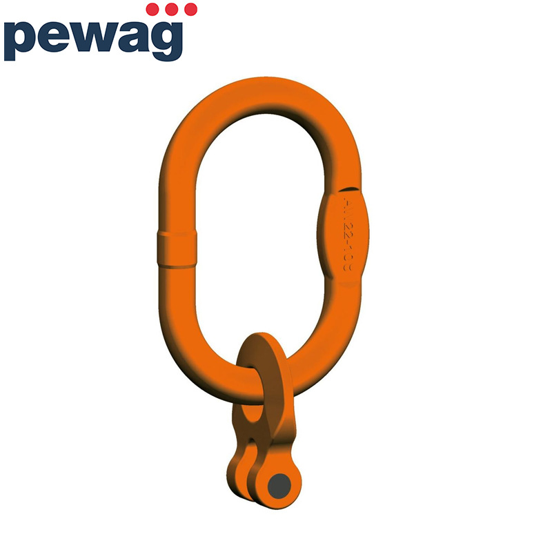 培瓦克（pewag）100级吊索具配件 吊环 单肢羊角子母环KAGW1