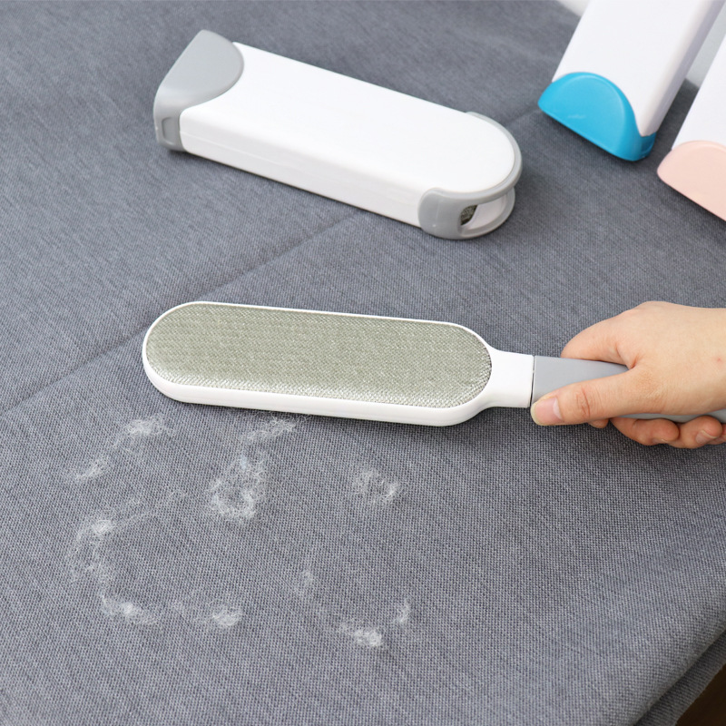 Actualizado gran depilación electrostática cepillo ropa pegajosa cepillo creativo casa removedor de pelo mango largo