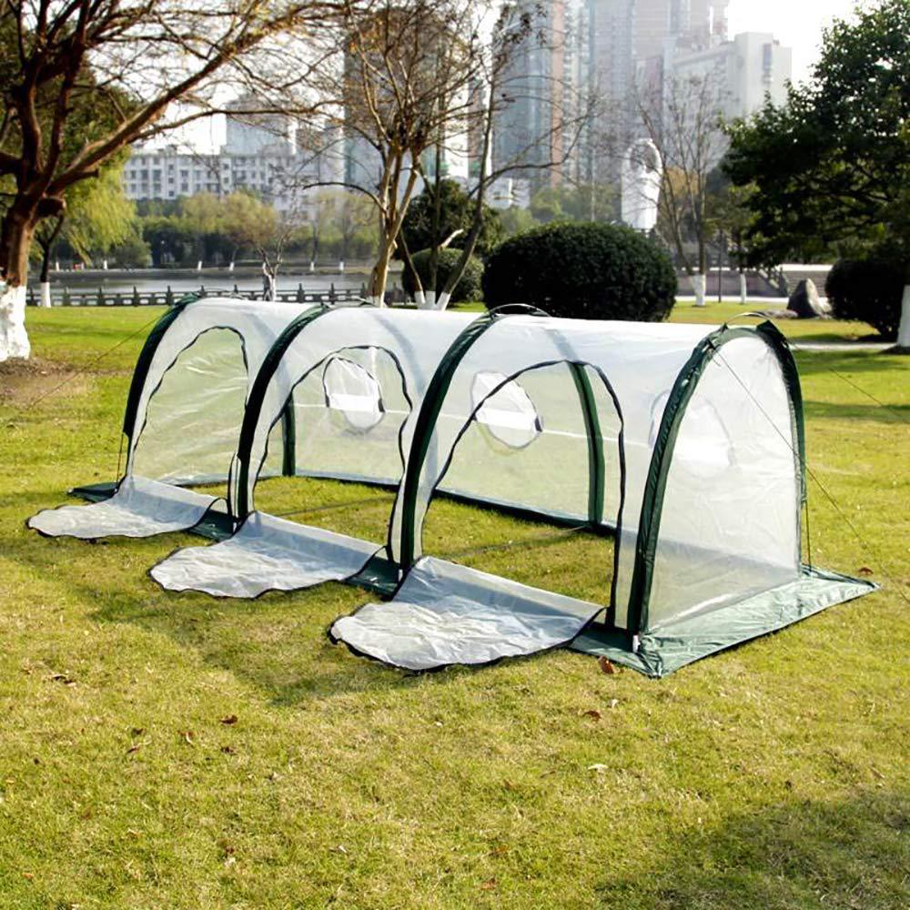 Venta caliente plegable portátil hogar Túnel de efecto invernadero móvil mini invernadero de plástico 3 M invernadero transpirable