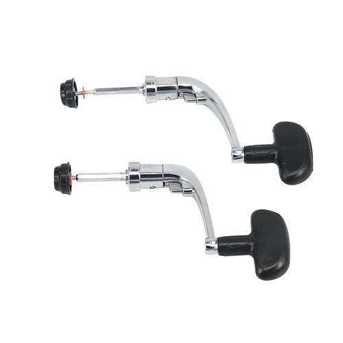 Dequ fishing gear fishing wheel accessories all-metal folding rocker arm medium / large size with rocker cover spinning wheel modified rocker arm