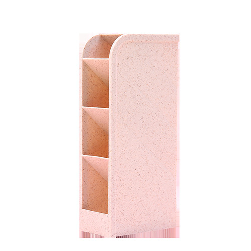 Student oblique pen holder ins stationery storage box creative fashion transparent wheat multifunctional desktop storage box