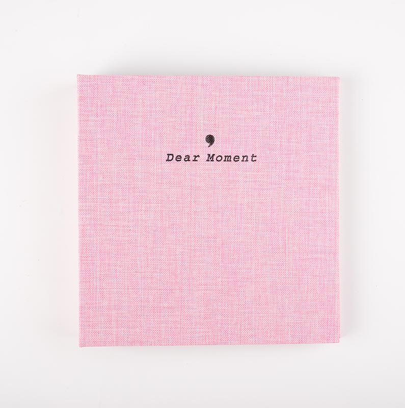 Al por mayor elegante de algodón y lino de hojas sueltas álbum de PP álbum de cine boleto de almacenamiento postal de 3 pulgadas de 5 pulgadas