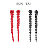 Brand earrings with tassels, crystal earings handmade, wholesale, internet celebrity