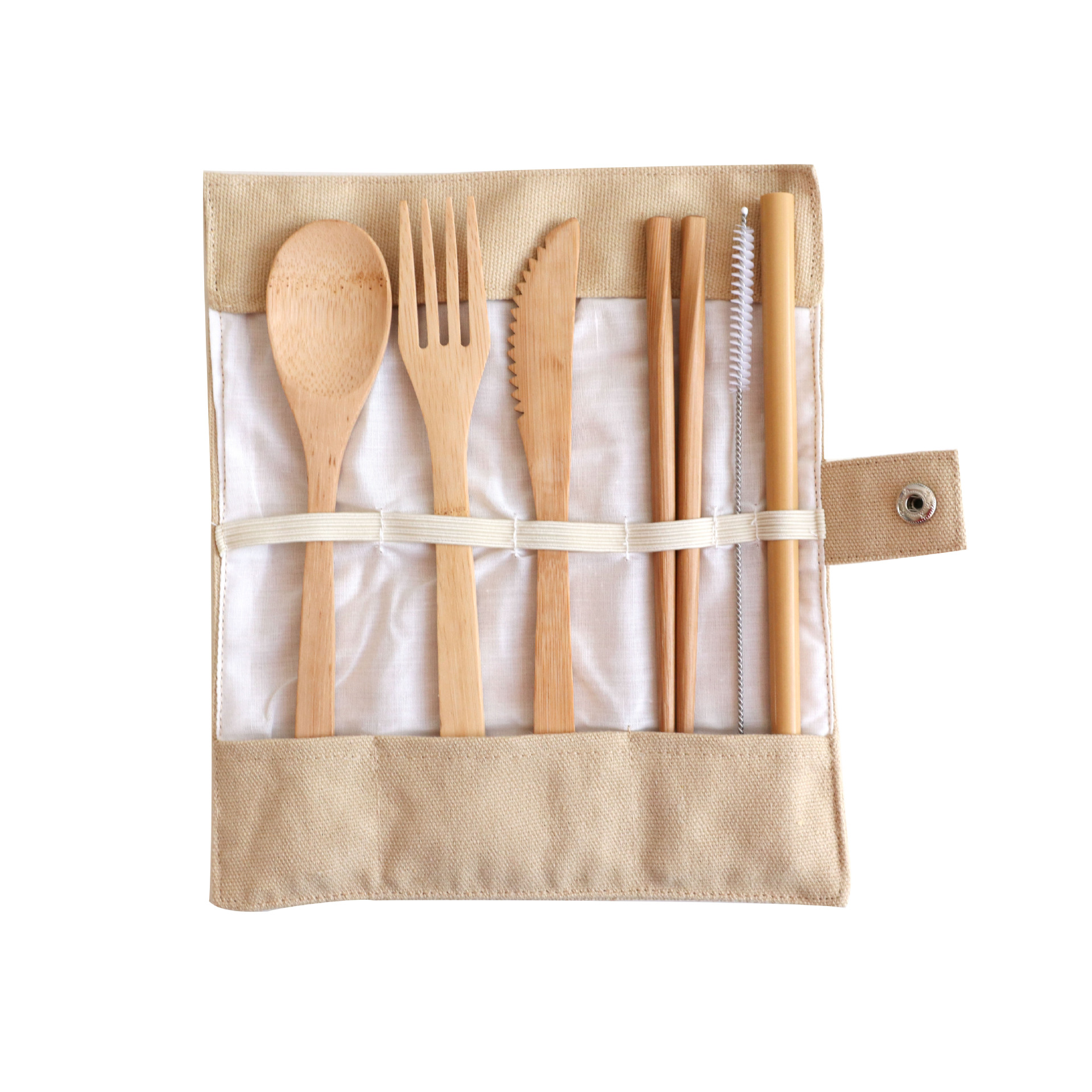 카키색 가방 슈트