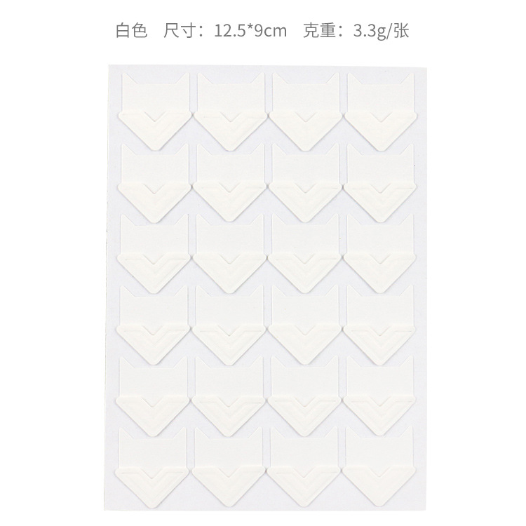 Pegatinas de esquina de álbum DIY retro 14 pegatinas de esquina de papel Kraft de color sólido de tapa dura 24 piezas en pegatinas de esquina de color caramelo hechas a mano