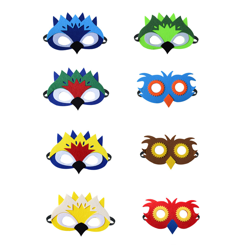 Children's activity supplies owl mask face mask animal peacock…
