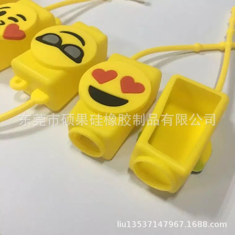 硅胶香水套 便携防丢 PVC滴胶卡通洗手液硅胶套
