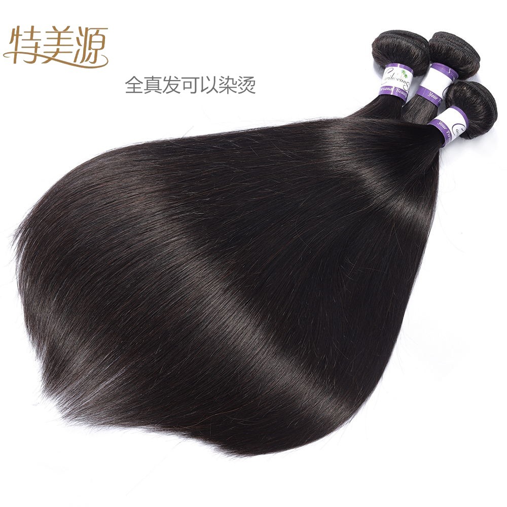 Transfronterizos europeos y americanos africanos negros cortina de cabello real color natural buen rango de cabello liso remyhair india cabello birmano