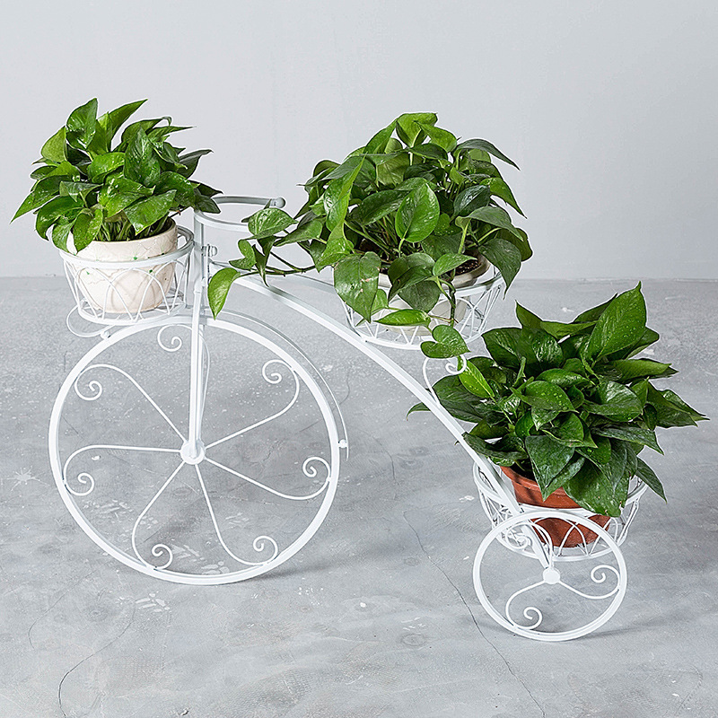 Estante de flores de varios pisos interiores especiales casa ideas de hierro forjado sala de estar ahorro de espacio maceta verde flor piso