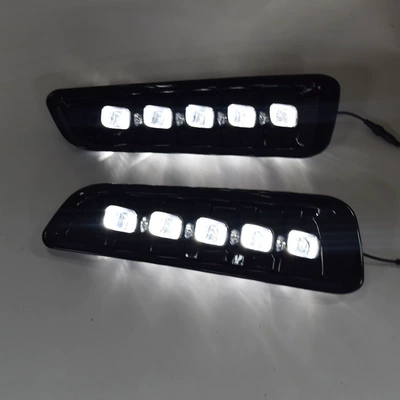Suitable for 17-18 F150 Raptor daytime running lights new F-150 Raptor streamer two-color daytime running lights (Gündüz işıqları)