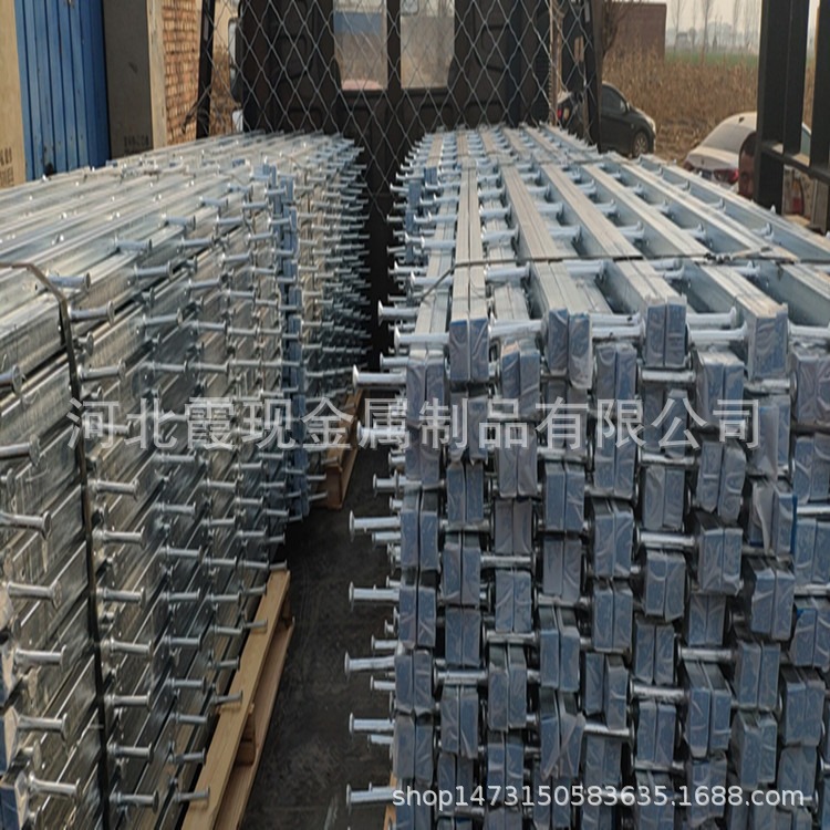 铆钉铆接预埋槽道 41*26带齿槽式预埋件 铆钉预埋槽钢厂家供应