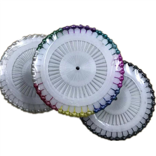 Factory direct sales color white positioning bead needles pearl pins handmade needles jewelry fixed needles pearlescent needles