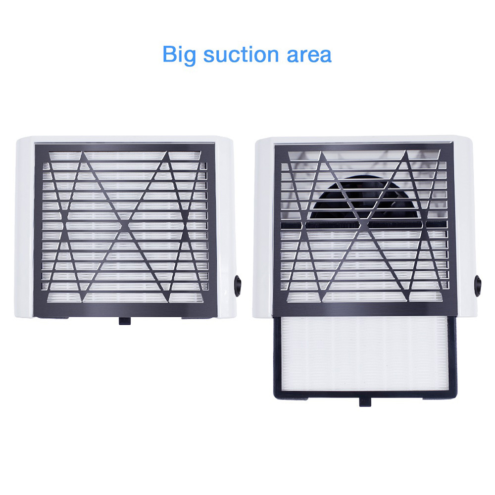 Aspirador de manicura fábrica al por mayor de alta potencia filtro japonés pulido máquina de polvo de uñas manicura aspiradora de escritorio