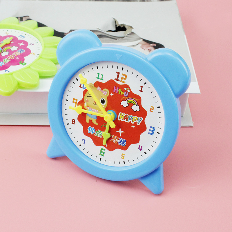 Reloj aprendiz cognitivo bebé calendario infantil relojes juguetes tiempo cognitivo bebé regalos de temporada escolar al por mayor