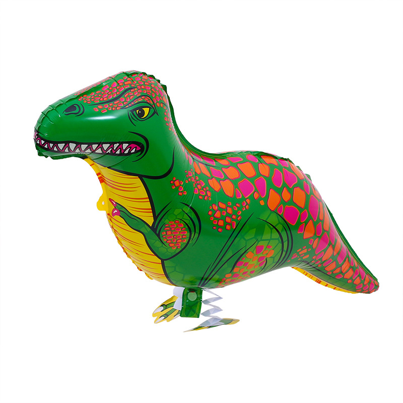걷는 풍선: 녹색 공룡