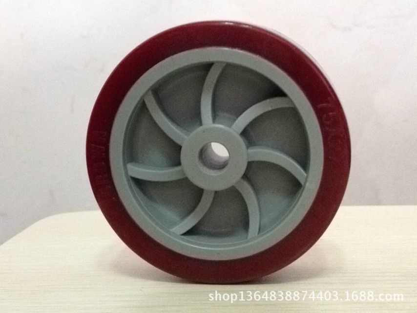 脚轮 3寸 轻型 聚氨脂 单轮 静音轮 优冠 脚轮