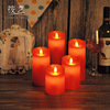 Factory direct sales wedding products wedding props road lead LED candlelight electronic candle red candle promotion for limited time