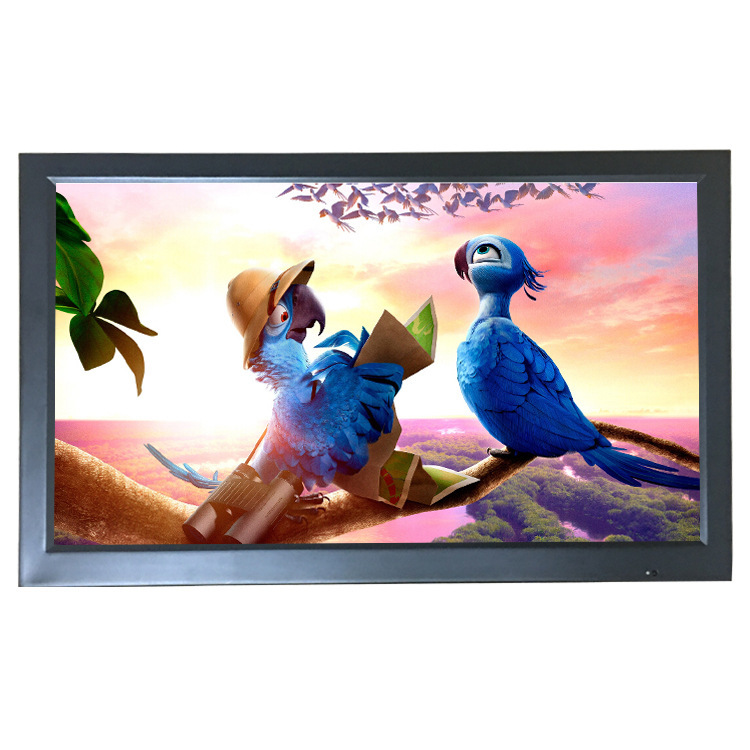 金属壳32寸液晶监视器 工业显示器高清HDMI VGA AV BNC安防监视屏