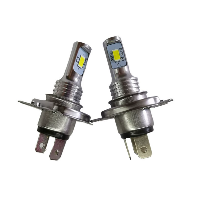 Золотисто-светлый ледяной синий и белый свет H4 80W 3570 2smd осветительный элемент для автомобиля с декодированием, противотуманная фара, свет для мотоцикла