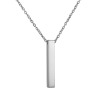 Necklace stainless steel engraved, simple and elegant design, Amazon