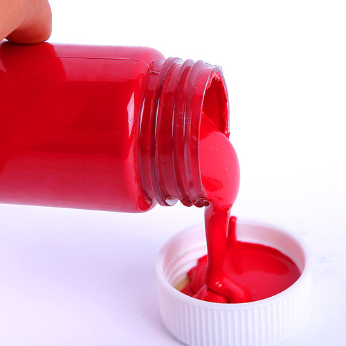 Source manufacturer print pigment 100ml black red children's creative handmade wooden board painting roller water-based ink