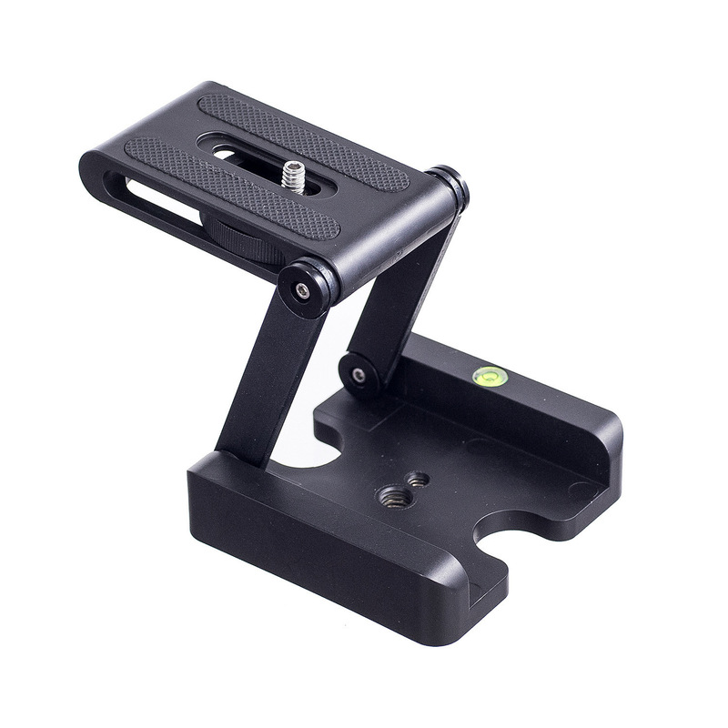 Desktop folding quick release plate folding macro bracket metal slide base Z-type quick folding PTZ