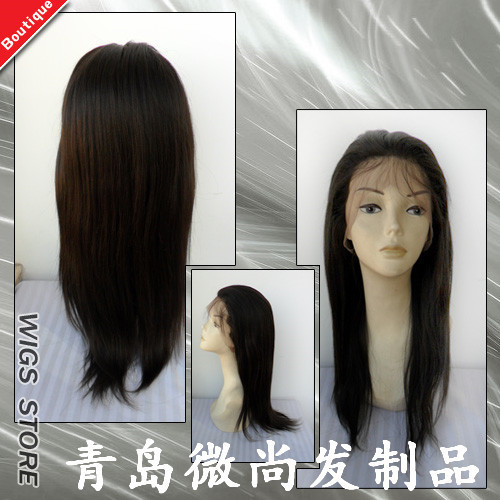 2023 New Model Factory Wholesale Chinese Hair Full Lace Human Hair Wig Headgear Full Lace