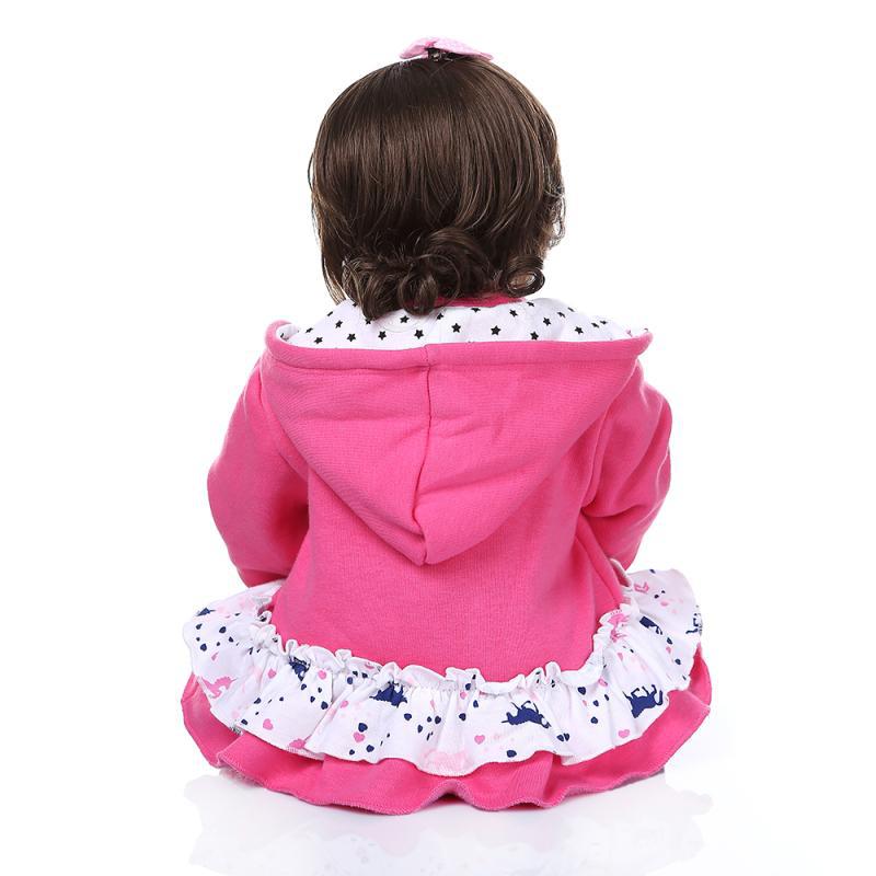 NPK nuevo pelo largo reborn niño princesa muñeca hermosa falda niñas como para acompañar Juguetes