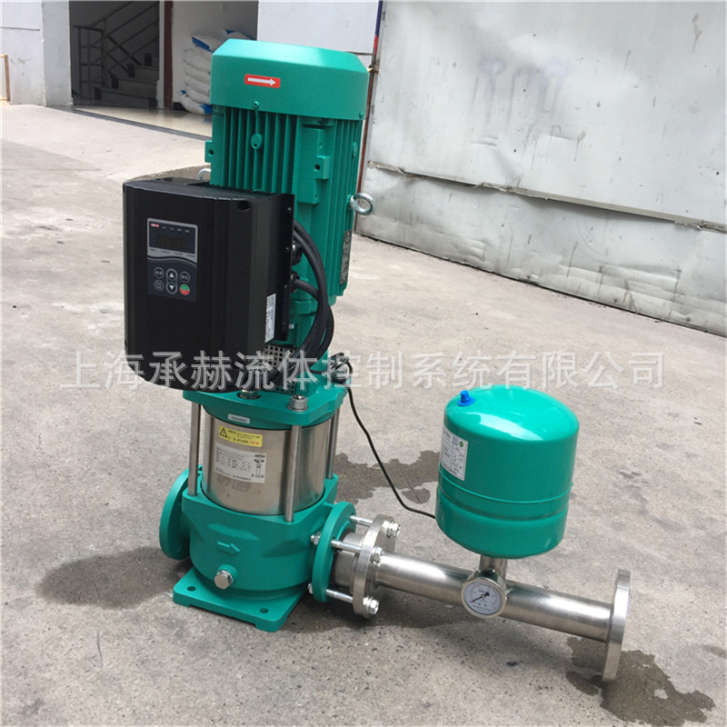 威乐不锈钢生活变频增压水泵MVI1608供水设备集成泵房改造