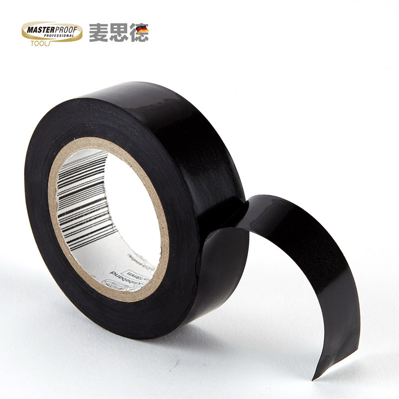 德国（MASTERPROOF）电工胶带黑色绝缘电胶布防火防水电胶带E18
