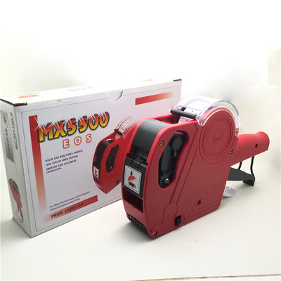 供应单排8位数 EOS5500商场便利店标价机服装衣服打价机打码机|ru