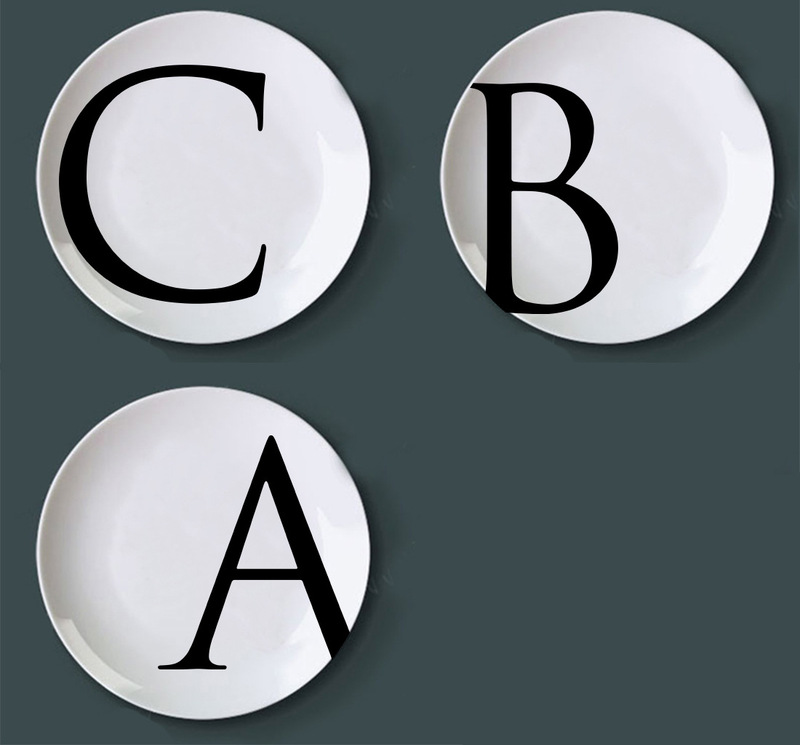 Nordic Creative Western-style Steak Plate Breakfast Snack Dishes Home Letters Personalized Tableware Japanese-style Ceramic Dishes Set Nordic Creative Western-style Steak Plate Breakfast Snack Dishes Home Letters Personalized Tableware Japanese-style Ceramic Dishes Set