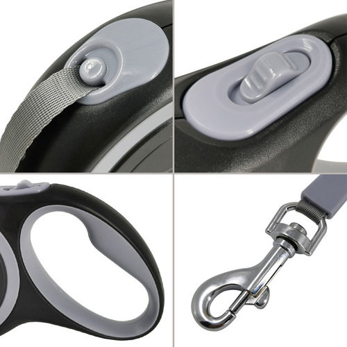 Automatic pet retractable tractor, dog leash, high tension dog leash, suitable for medium and large dogs