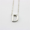 Fashionable necklace, accessory, chain for key bag  with letters, European style, wholesale