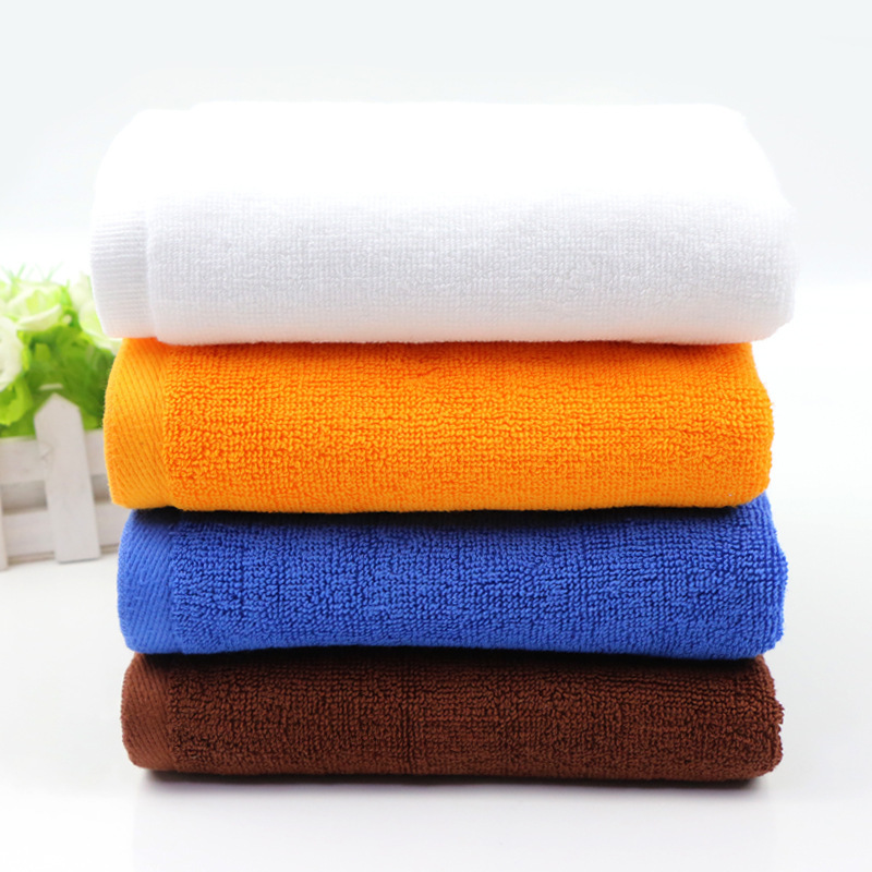 Factory direct supply plain woven cotton towel moxibustion fire therapy foot massage Hotel Hotel Bath sauna towel custom logo