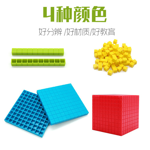 Mathematics square geometry 121 pieces of Montessori early education teaching aids decimal set educational toys brain development