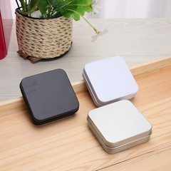 Manufacturer wholesale square small iron box condoms tinplate box small hardware jewelry box mobile phone headset packaging tin box