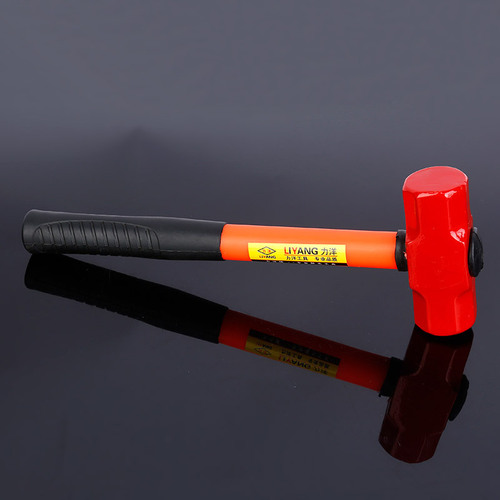Manufacturer's own PPR handle octagonal hammer plastic-coated handle octagonal hammer shockproof percussion hammer fiber handle hammer
