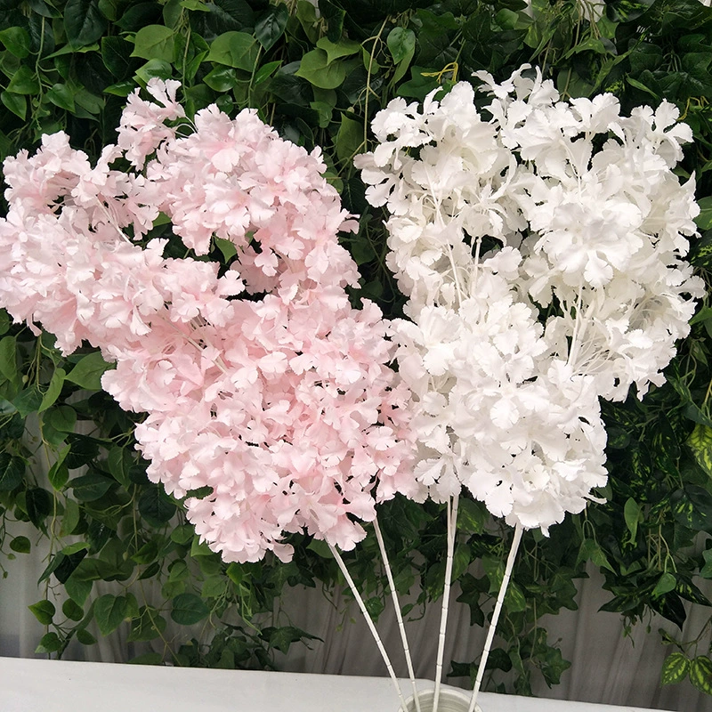 Заводская розничная продажа белой плавающей венка изCherry blossom arch, искусственные цветы для гостиной, фото-студия, декорации на свадьбу, симуляционная вишня