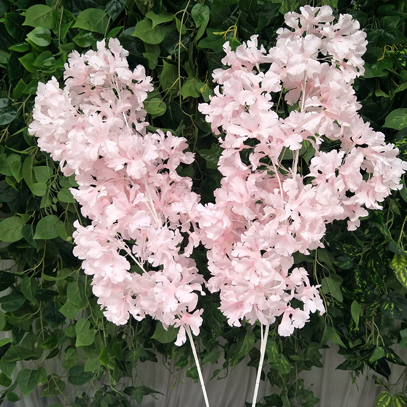 Заводская розничная продажа белой плавающей венка изCherry blossom arch, искусственные цветы для гостиной, фото-студия, декорации на свадьбу, симуляционная вишня