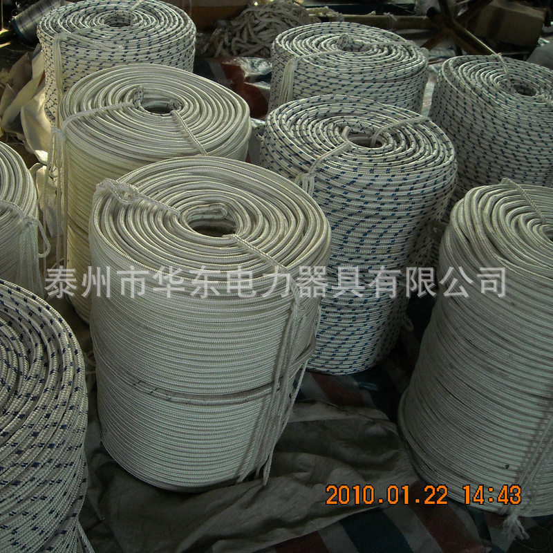 厂家供应户外高空作业绳 外墙清洗吊绳 电力牵引涤纶绳