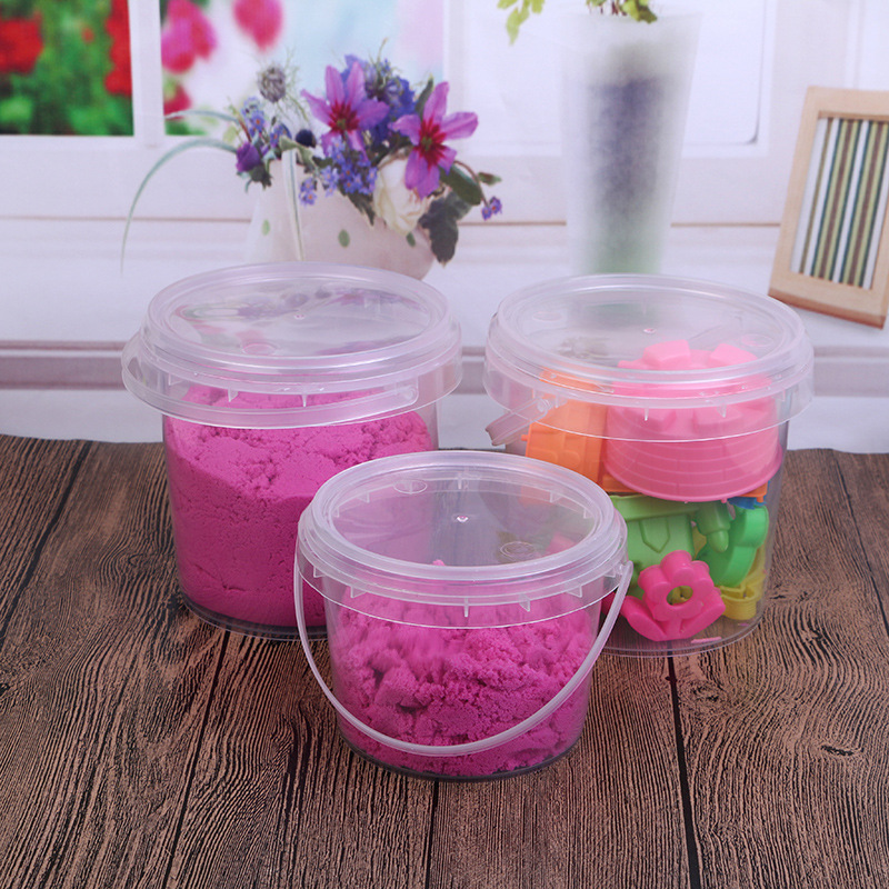 Factory wholesale transparent translucent storage box PP material hand -raised plastic storage box volume