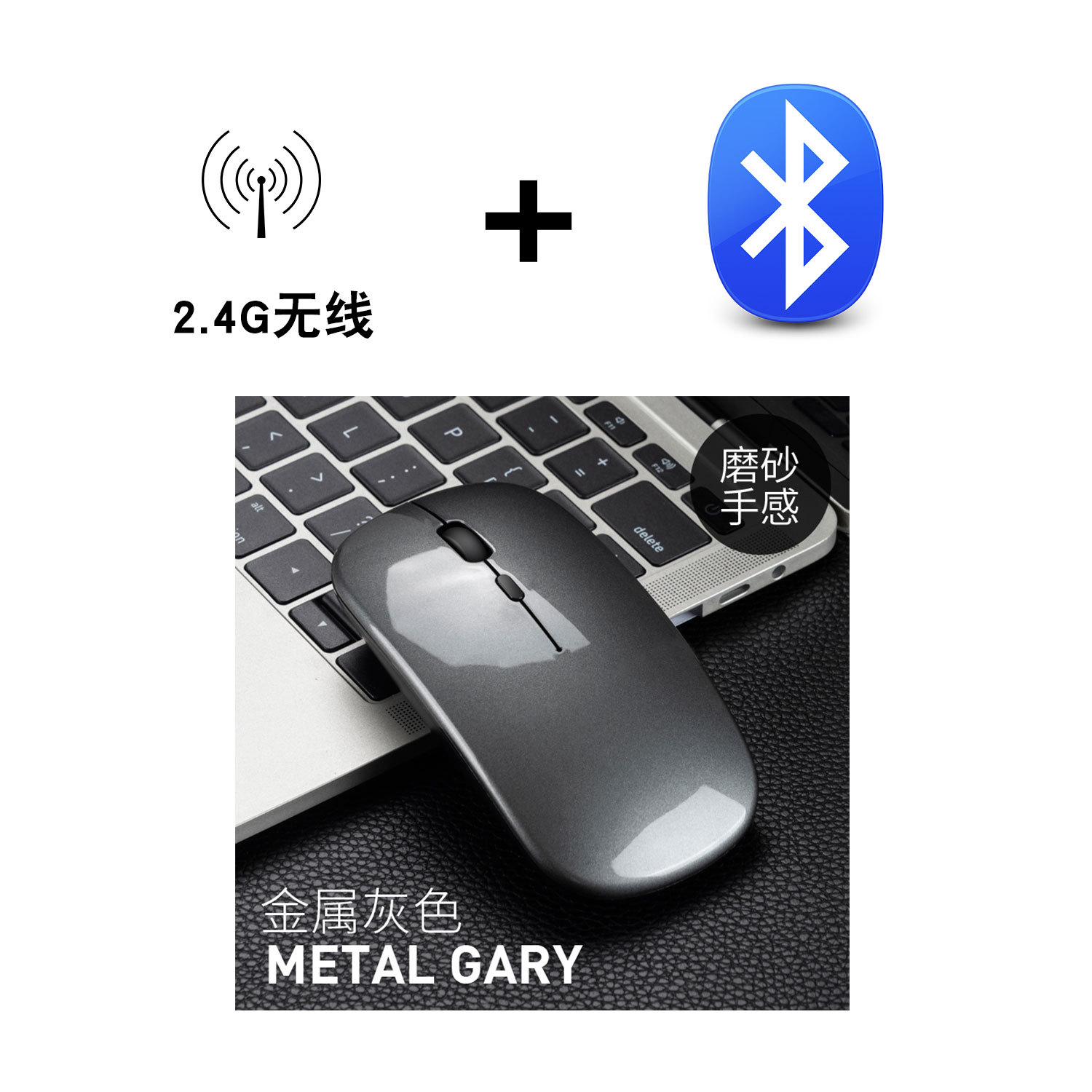 Ratón de carga inalámbrico Bluetooth, modo dual, silencioso, luminoso, colorido, adecuado para tableta, portátil, mouse de oficina ahora