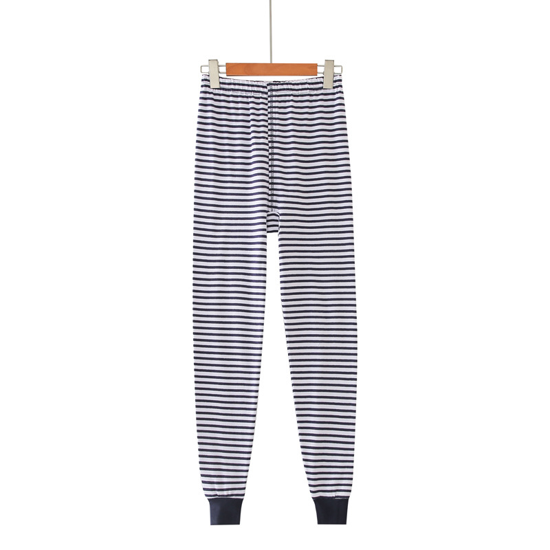 Hombres solo largo Johns juventud hombres pantalones de lana de algodón solo pantalones de algodón ropa interior pantalones Calzoncillos largos