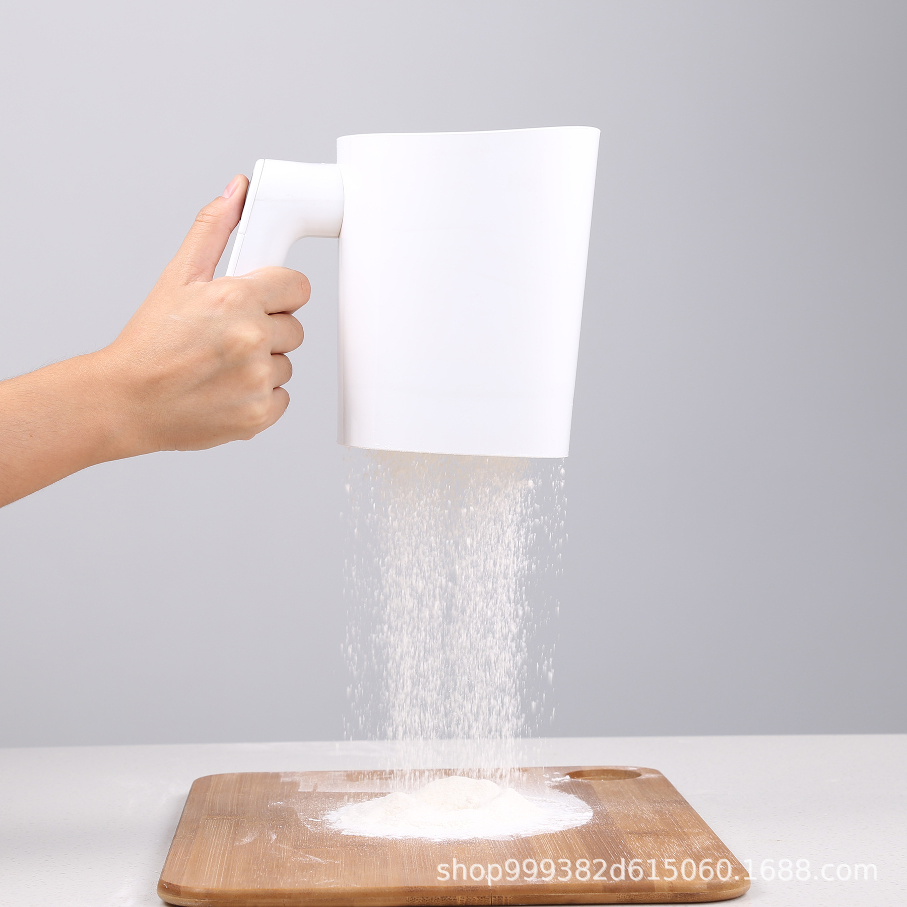 Nueva herramienta de tamiz de harina eléctrica EVOPLUS tamiz de harina de mano Filtro de tamiz de azúcar en polvo herramienta para hornear