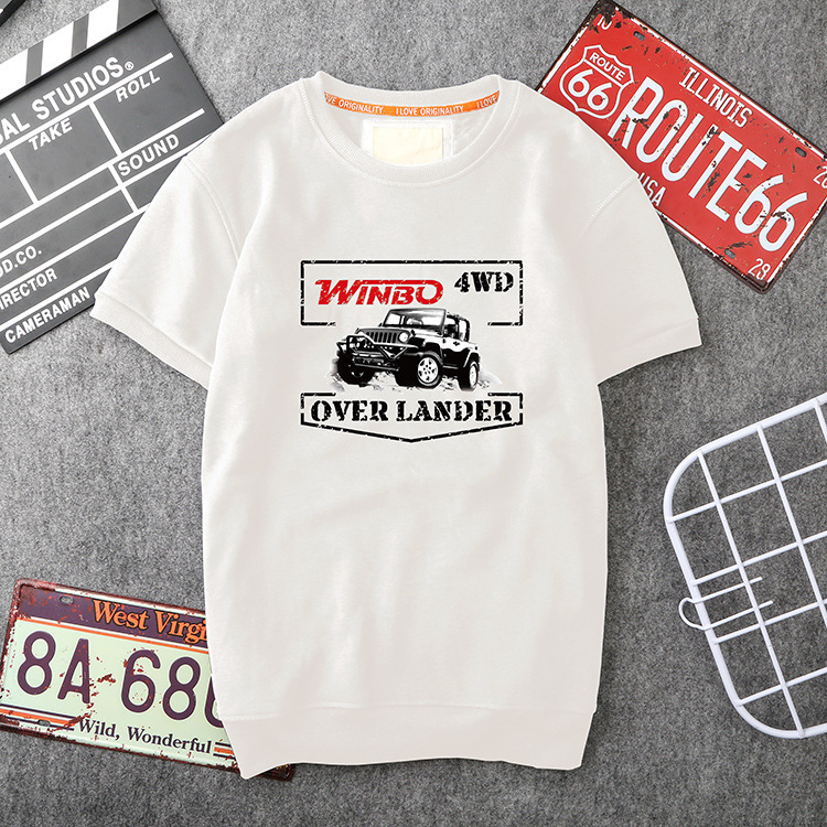 2022 New Men's Fleece-lined Thickened Printed Short-sleeved Round Neck T-shirt Sweatshirt Car Pattern Printed Sweatshirt 2022 New Men's Fleece-lined Thickened Printed Short-sleeved Round Neck T-shirt Sweatshirt Car Pattern Printed Sweatshirt