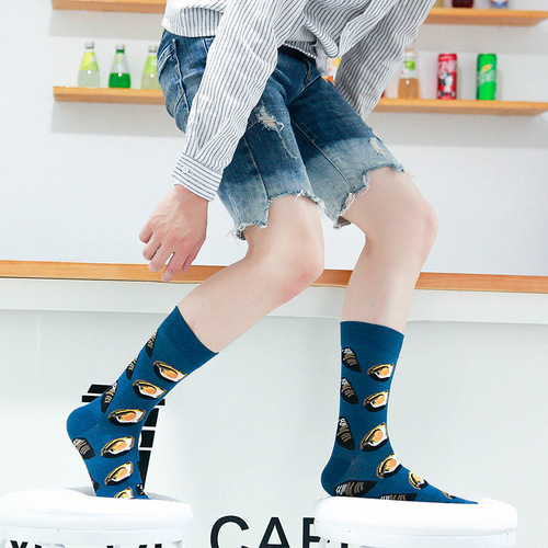 Trendy Socks European and American Adult Hip Socks Men Instagram Hip Brand Socks For Women Amazon Hip Men Mid Calf Socks Wholesale
